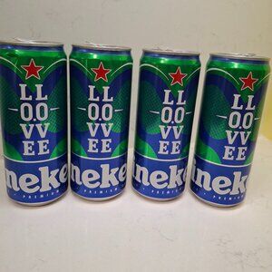 Heineken Love All- 2025 Tennis US Open Promotional Cans